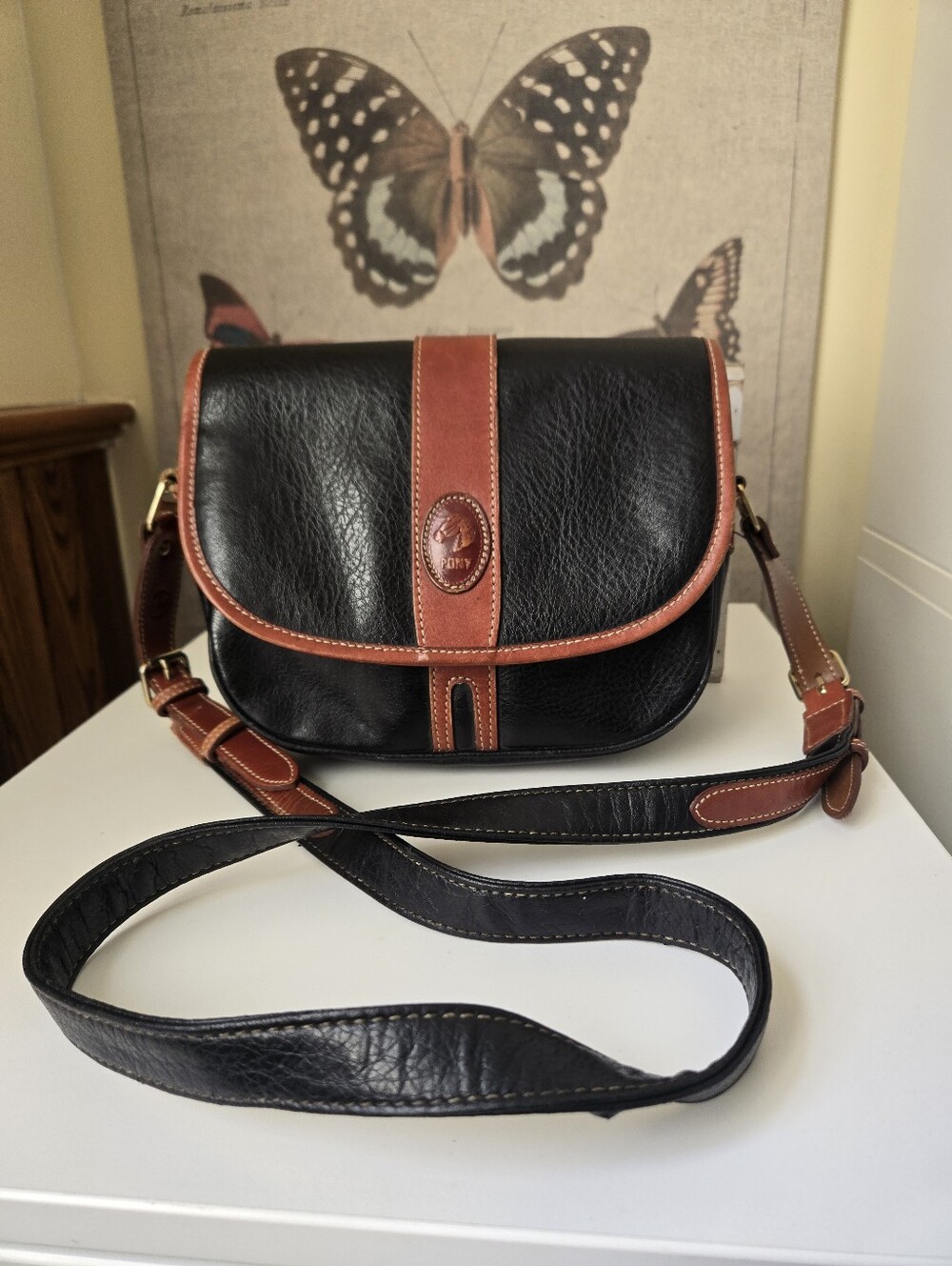 Vintage Pony Leather Bag
